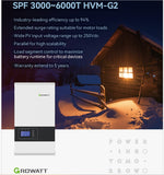 Growatt SPF_6000T_HVM-G2 offgrid inverter 5 years Warranty