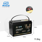 ROCK100 12V 120Ah Lithium Battery - the Smallest on the Market