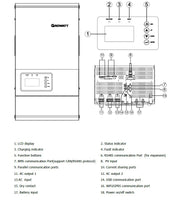 Growatt SPF_6000T_HVM-G2 offgrid inverter 5 years Warranty