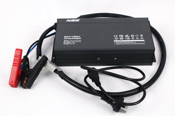 NSE 24V 25Amp Lithium Battery Charger – Top Lithium Battery