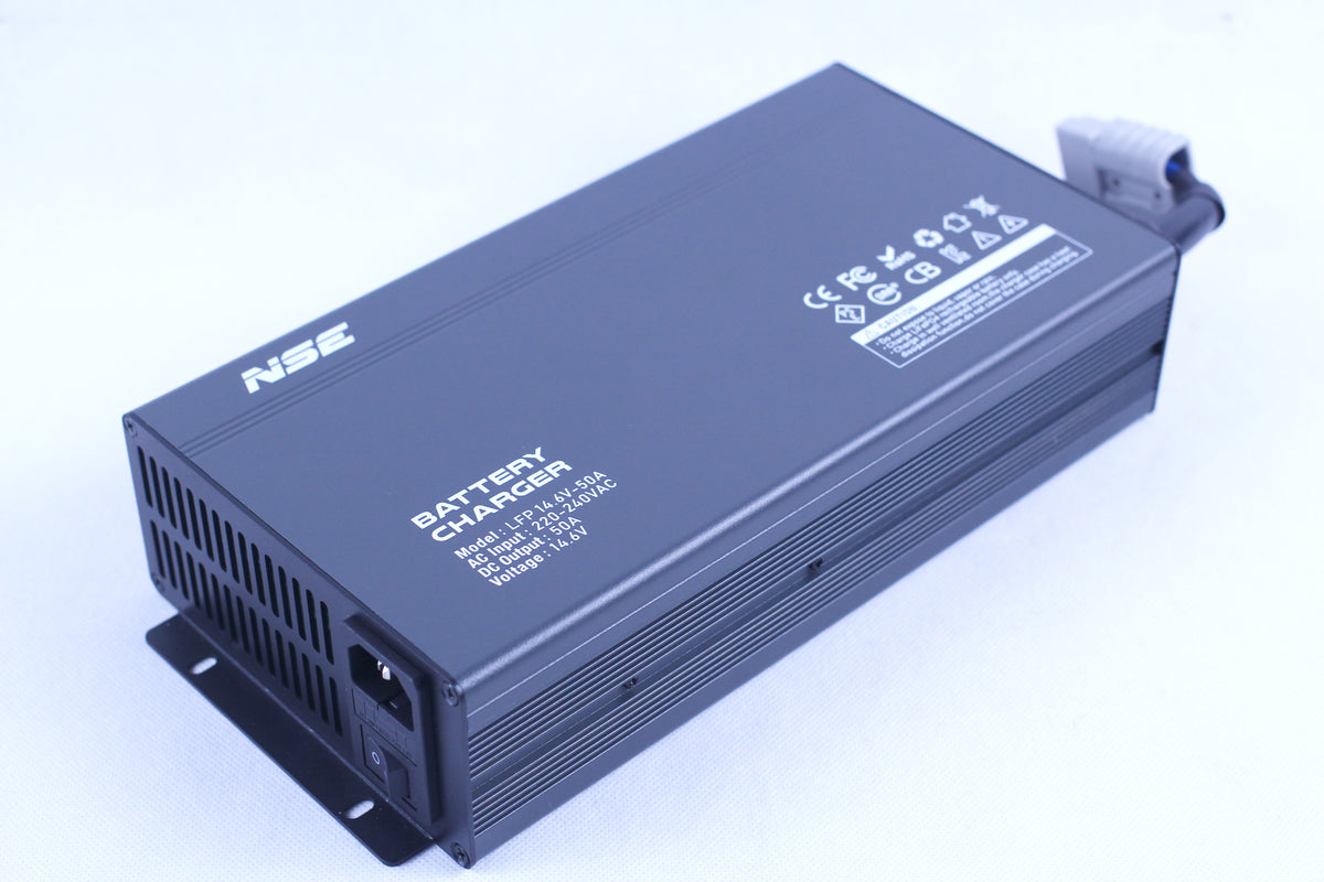 NSE 12V 50A Lithium Battery Charger AC240V to DC14.6V 50Amps – Top ...